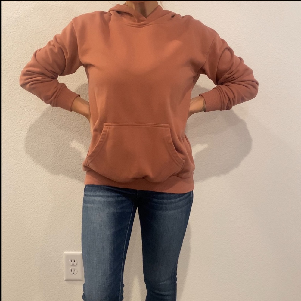 Brown/Pink Hoodie - Great Condition - Size M